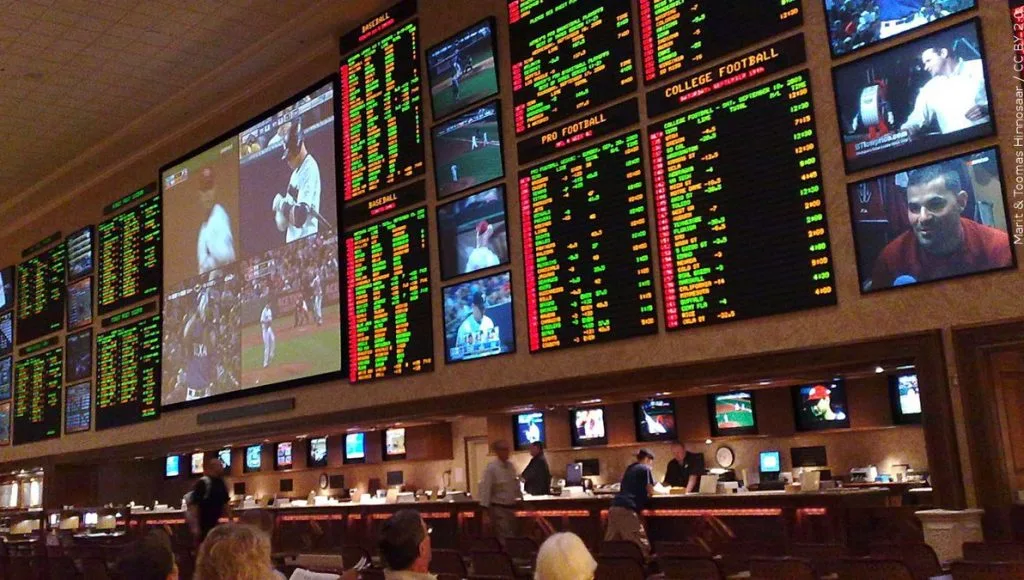 Sportsbook display boards