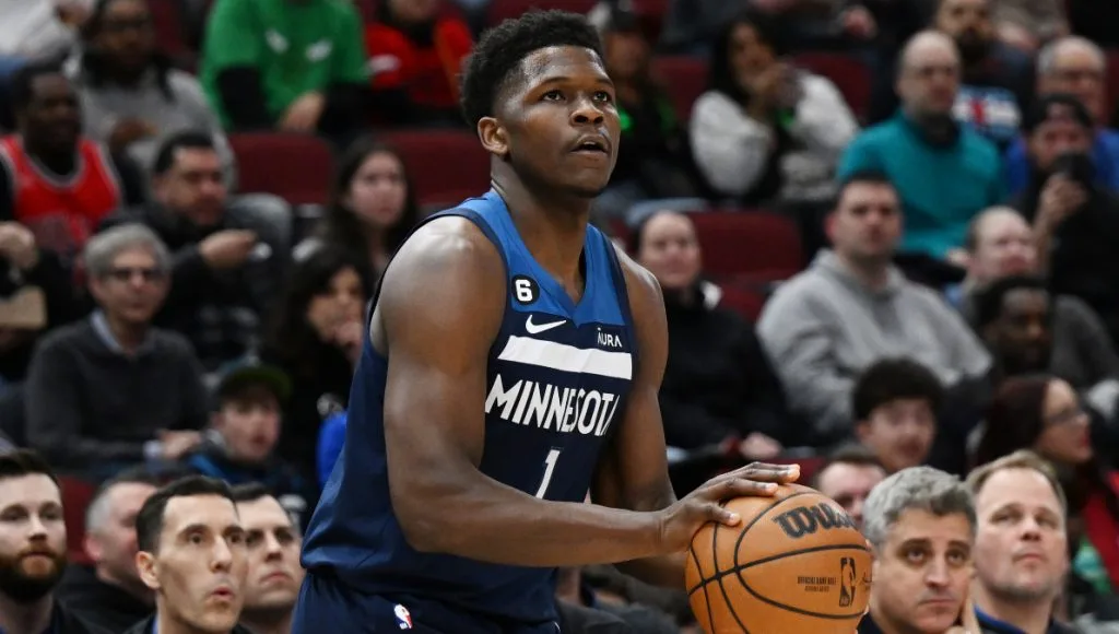 Basketball player on court